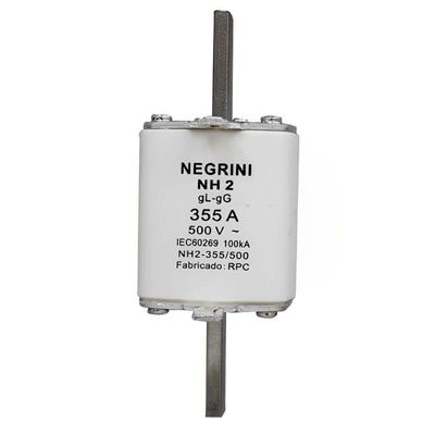 Fusível Nh2 355a X 500 Volts- Nh-2-355-500 - Negrini