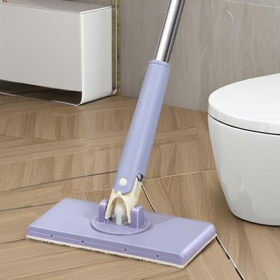 Rodo Mop Articulado Ajustável Em Inox 3 Em 1 Limpa Vidros E Pisos De Porcelanato E Azulejo