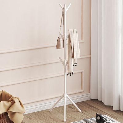 Cabideiro Mancebo Com 9 Ganchos Em Plástico Resistente – Organizador De Roupas, Bolsas E Chapéus Para Quarto E Hall