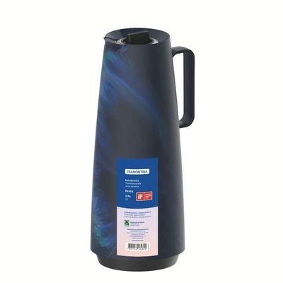 Bule Térmico Tramontina Exata Marmorizado Azul 1 Litro