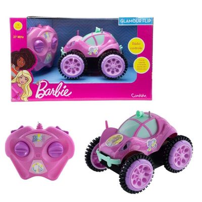 Veículo Controle Remoto Barbie Glamour Flip
