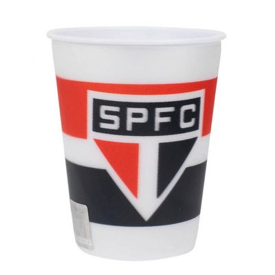 Jogo com 2 Copos De Plástico 3D São Paulo 400ml