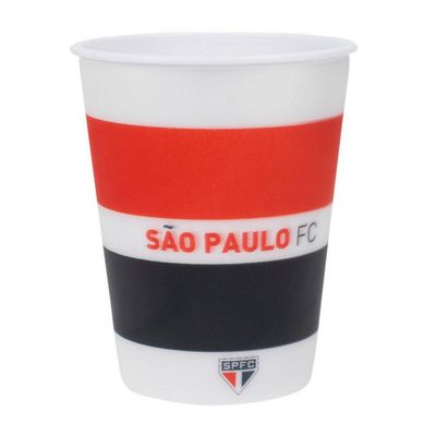 Jogo com 2 Copos De Plástico 3D São Paulo 400ml