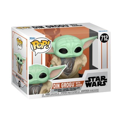 Funko Pop Star Wars 712 Baby Yoda Din Grogu With Armor