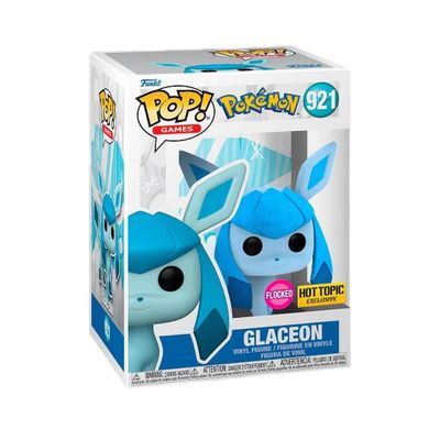 Funko Pop Pokémon 921 Glaceon Flocked Exclusive