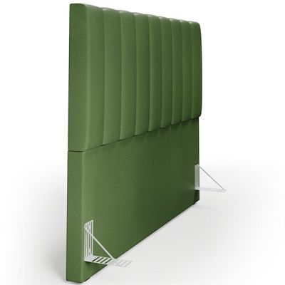 Cabeceira Cama Box Casal Queen 160 cm Dália W01 Facto Verde Musgo - Lyam Decor