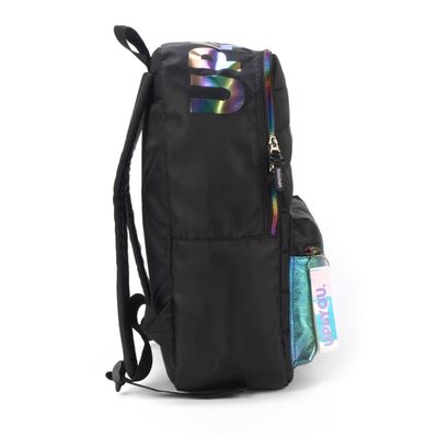 Mochila Holográfica Preta Larissa Manoela Up4you - Luxcel