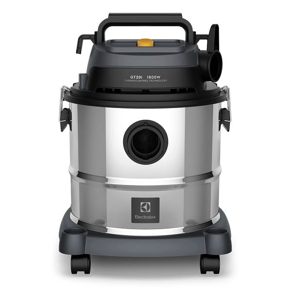 Aspirador de Pó e Água Electrolux 1800W 20L com ThermoControl e Função Sopro Inox (GT20I) 127V