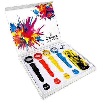 Relógio Champion Watch Ref: Cp31001k Troca Pulseiras