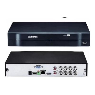 Kit Intelbras 6 Cam 1220b Full Color Dvr 8ch C/Hd 3 Tb