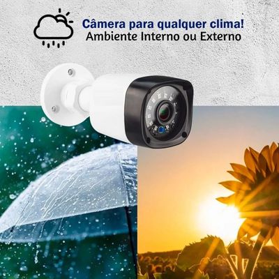 Kit Cftv 16 Cameras Segurança  Hd Dvr Intelbras 1116 S/ HD