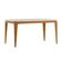 Mesa de Jantar Retangular com Tampo de Vidro Aurea Off White e Ypê 160 cm