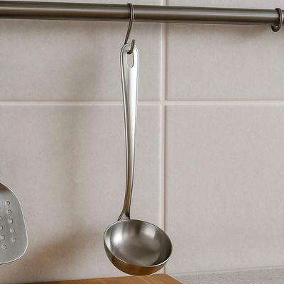 Conjunto 10 Conchas de Feijão Aço Inox Molhos Sopas Restaurantes Cozinhas Profissionais Taumer
