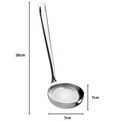 Conjunto 10 Conchas de Feijão Aço Inox Molhos Sopas Restaurantes Cozinhas Profissionais Taumer