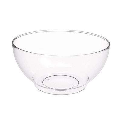 Jogo de Sobremesa 7 Peças Tigelas Bowl Transparente Plástico Crippa