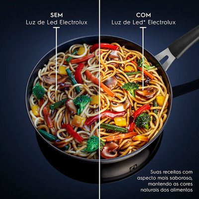 Coifa de Parede Electrolux 60cm de Vidro Efficient com Luz de Led (CE6VX) 220V