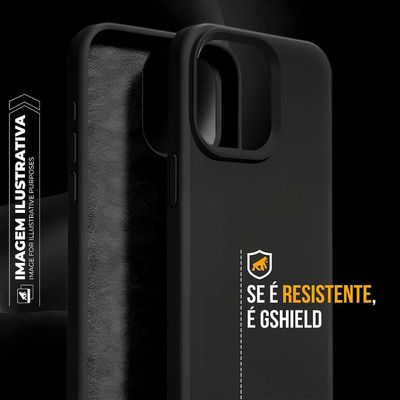 Kit Capa Silicon Premium e Película Hydrogel Privacidade para iPhone 16 - Gshield
