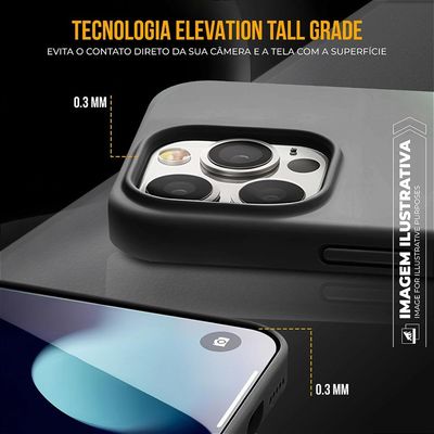 Kit Capa Silicon Premium e Película Hydrogel Privacidade para iPhone 16 - Gshield