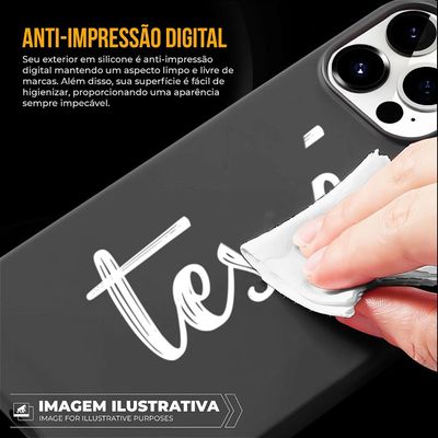 Kit Capa Silicon Premium e Película Hydrogel Privacidade para iPhone 16 - Gshield
