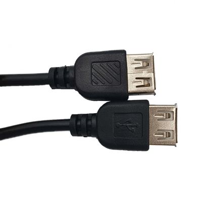 Cabo Emenda USB Fêmea x USB Fêmea 1.5 Metros Apenas Energia