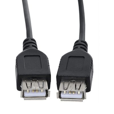 Cabo Emenda USB Fêmea x USB Fêmea 1.5 Metros Apenas Energia