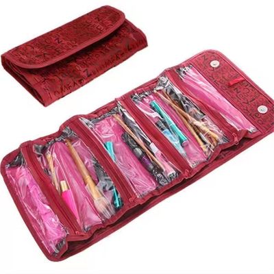 Bolsa Viagem Dobravel Frasqueira Necessaire Bolsinha 4 Divisorias Bolsos Organizador Maquiagem