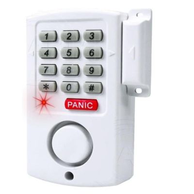 Kit Alarme Residencial E Comercial Sem Fio Com Teclado Numérico, Botão De Pânico E Sensor Magnético