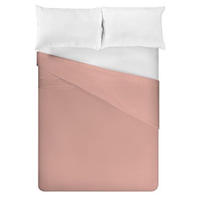 Lencol Avulso King Sem Elastico Algodão Liso Estamparia Rosa Antigo