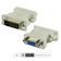 Adaptador Dvi-I Dual Link 24+5 Pinos Macho Para Vga Fêmea