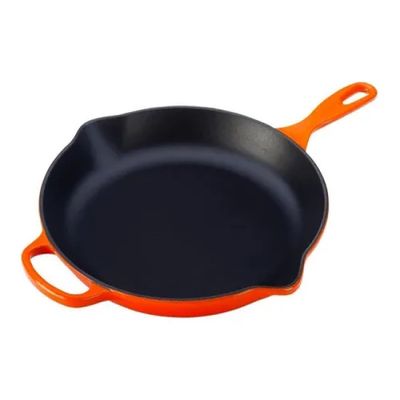 FRIGIDEIRA LE CREUSET SKILLET REDONDA 23CM C/ ALÇA SIGNATURE Laranja