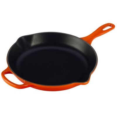 FRIGIDEIRA LE CREUSET SKILLET REDONDA 23CM C/ ALÇA SIGNATURE Laranja