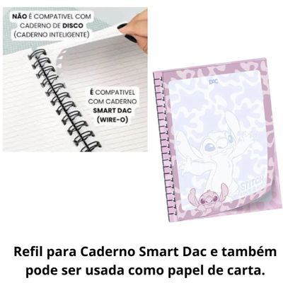 BLOCO SMART CARTA UNIVERSITÁRIO STITCH 48 FLS- 4598 - DAC