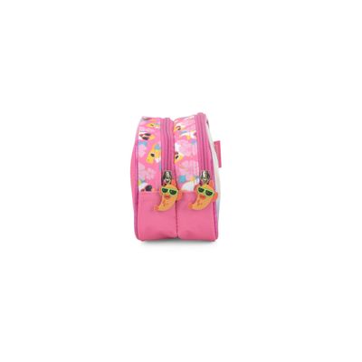 Estojo Escolar Infantil Duplo Baby Shark Luxcel EI39004BS Rosa