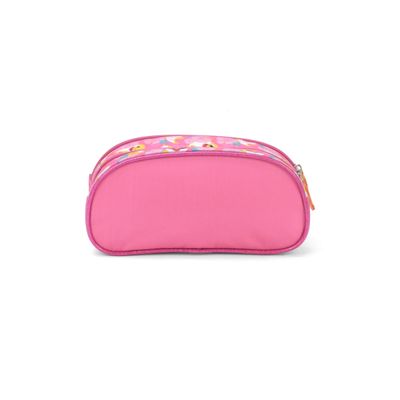 Estojo Escolar Infantil Duplo Baby Shark Luxcel EI39004BS Rosa