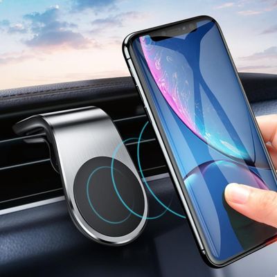 Suporte Automotivo para Celular com Ímã 360°- Ideal para GPS e Celular