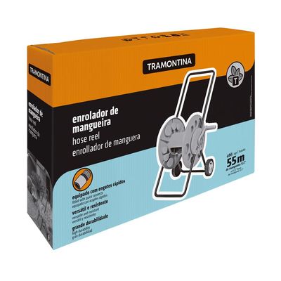 Enrolador de Mangueira Com Rodinhas Até 55m 1/2 Tramontina