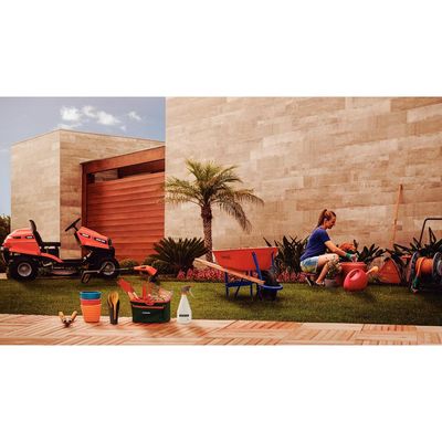 Enrolador de Mangueira Com Rodinhas Até 55m 1/2 Tramontina