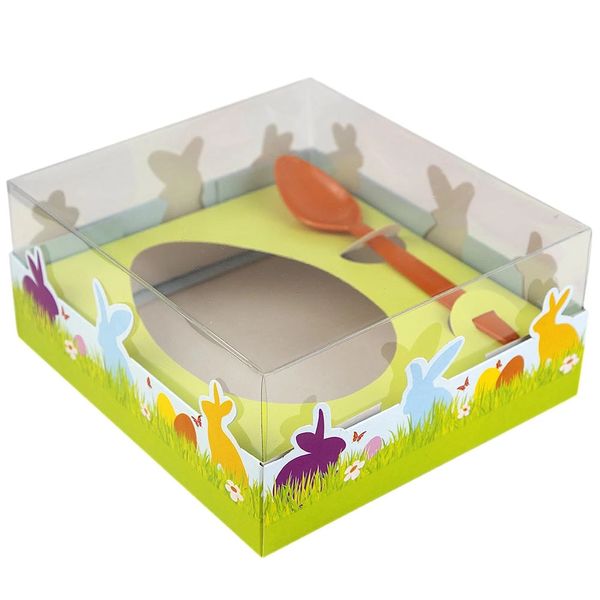 Caixa Ovo Colher Kaixote Coelho 250g Caixa Ovo Colher Kaixote Coelho 250g