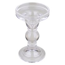 Castiçal de Vidro Cazza Nuit 14cm