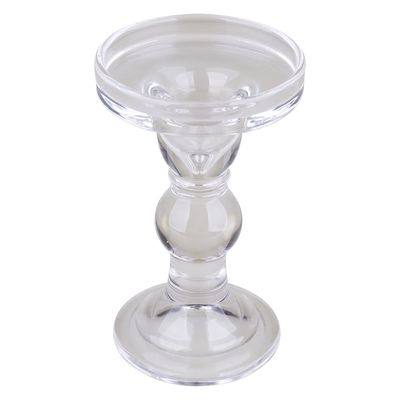 Castiçal de Vidro Cazza Nuit 14cm