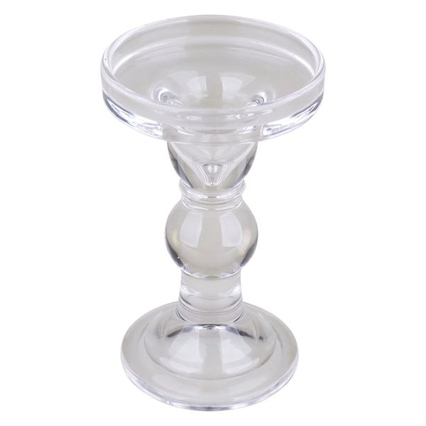 Castiçal de Vidro Cazza Nuit 14cm