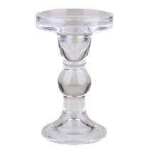 Castiçal de Vidro Cazza Nuit 14cm