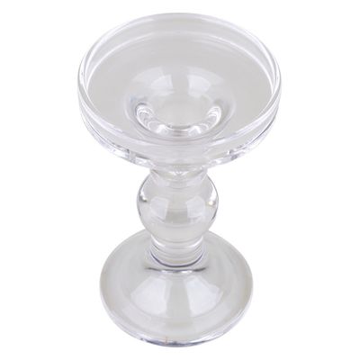 Castiçal de Vidro Cazza Nuit 14cm