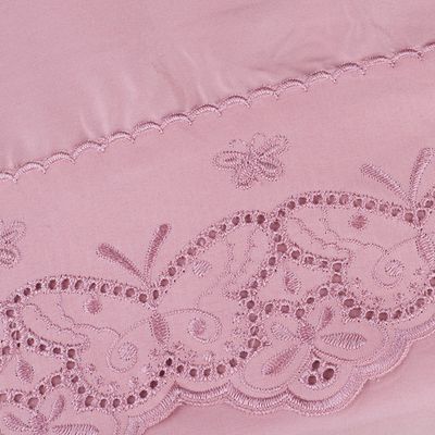 Jogo de Cama Casal Cazza Ellie Microfibra Rosé 4 Peças