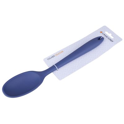 Colher de Servir Cazza Easy em Silicone Azul