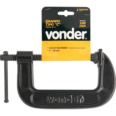 Grampo Tipo C  4" Vonder