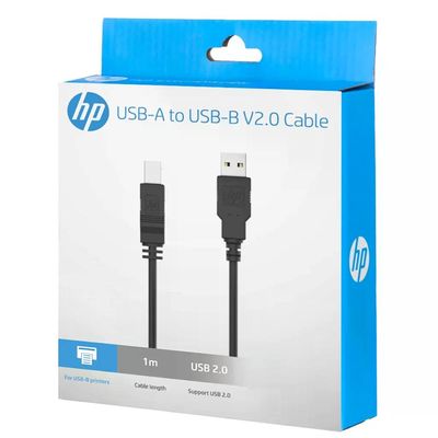 Cabo para Impressora - USB A / USB B 2.0 - 1M - HP