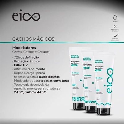 Eico Pro Cachos Mágicos - Modelador De Crespos 250ml