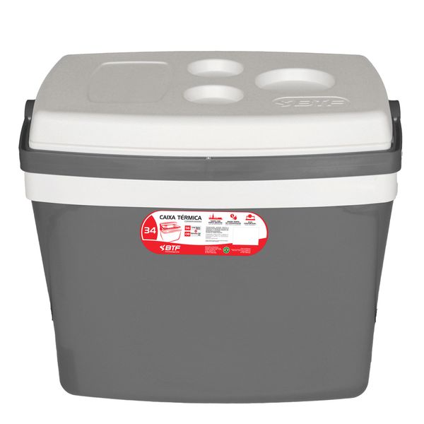 Caixa Térmica Botafogo CXT0134 Cinza 34L