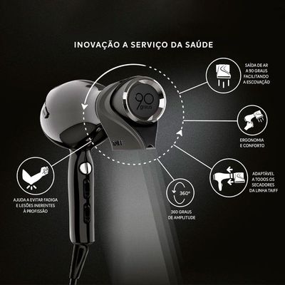 Taiff Bico 90 Graus Para Secador
